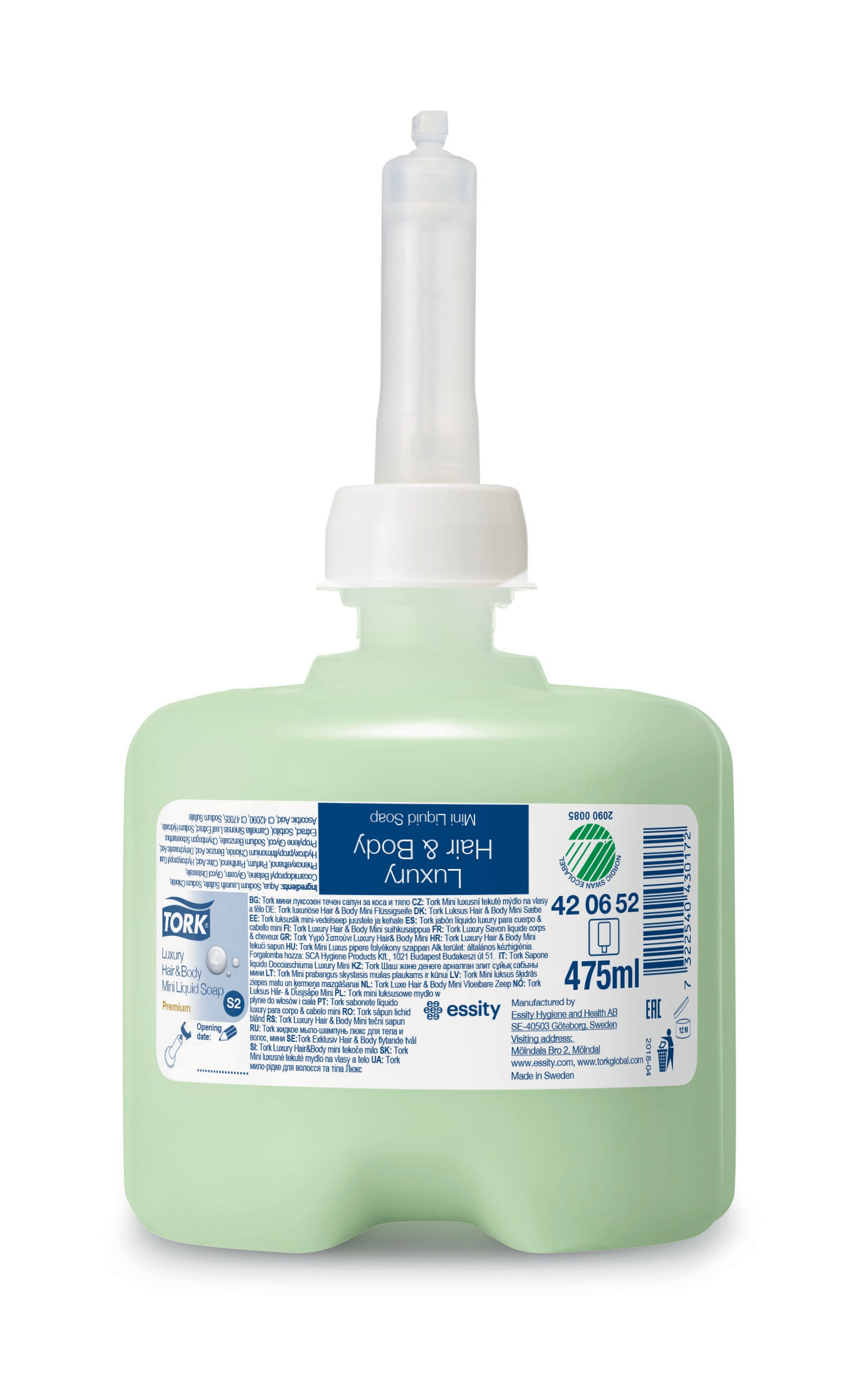 42065238 Роскошное жидкое мыло для волос и тела Tork  - Вид №1