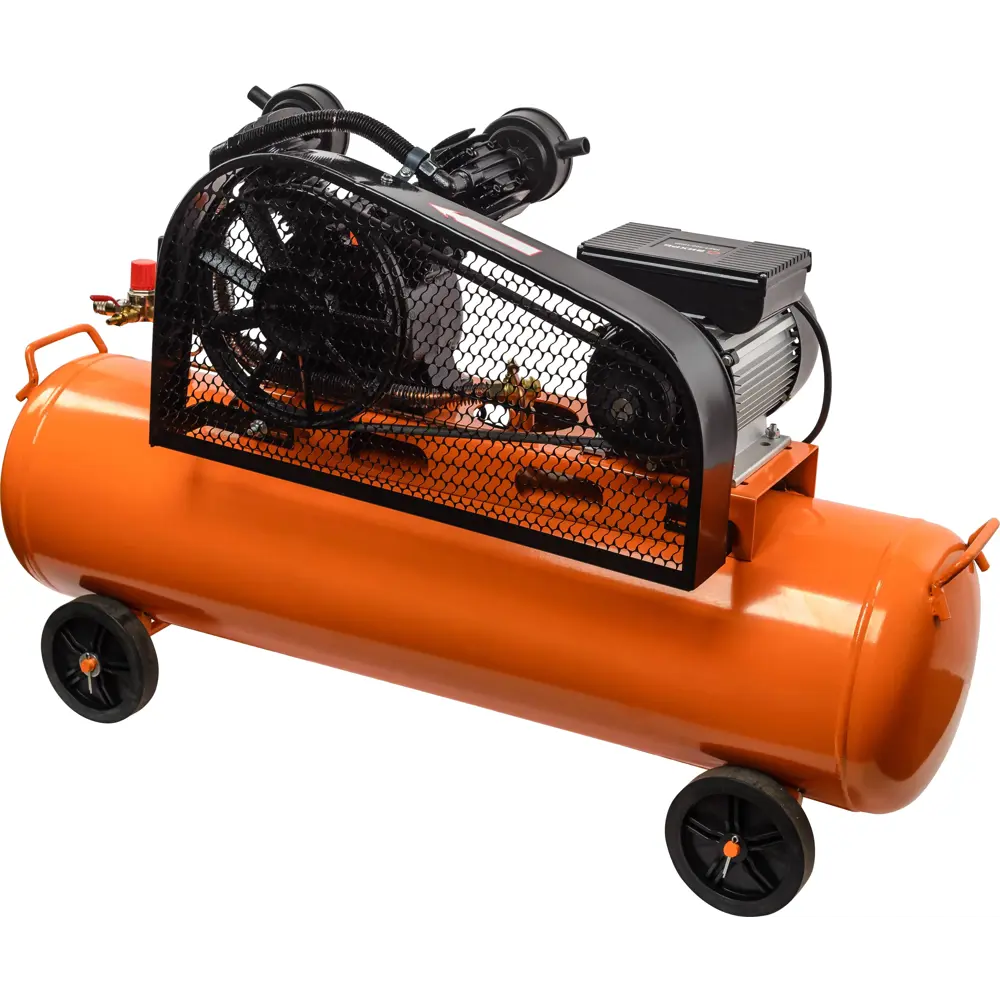 Компрессор ВИХРЬ КМП-400/100Р с ременным приводом 100л 89159342 STLM-0079241 - Вид №3