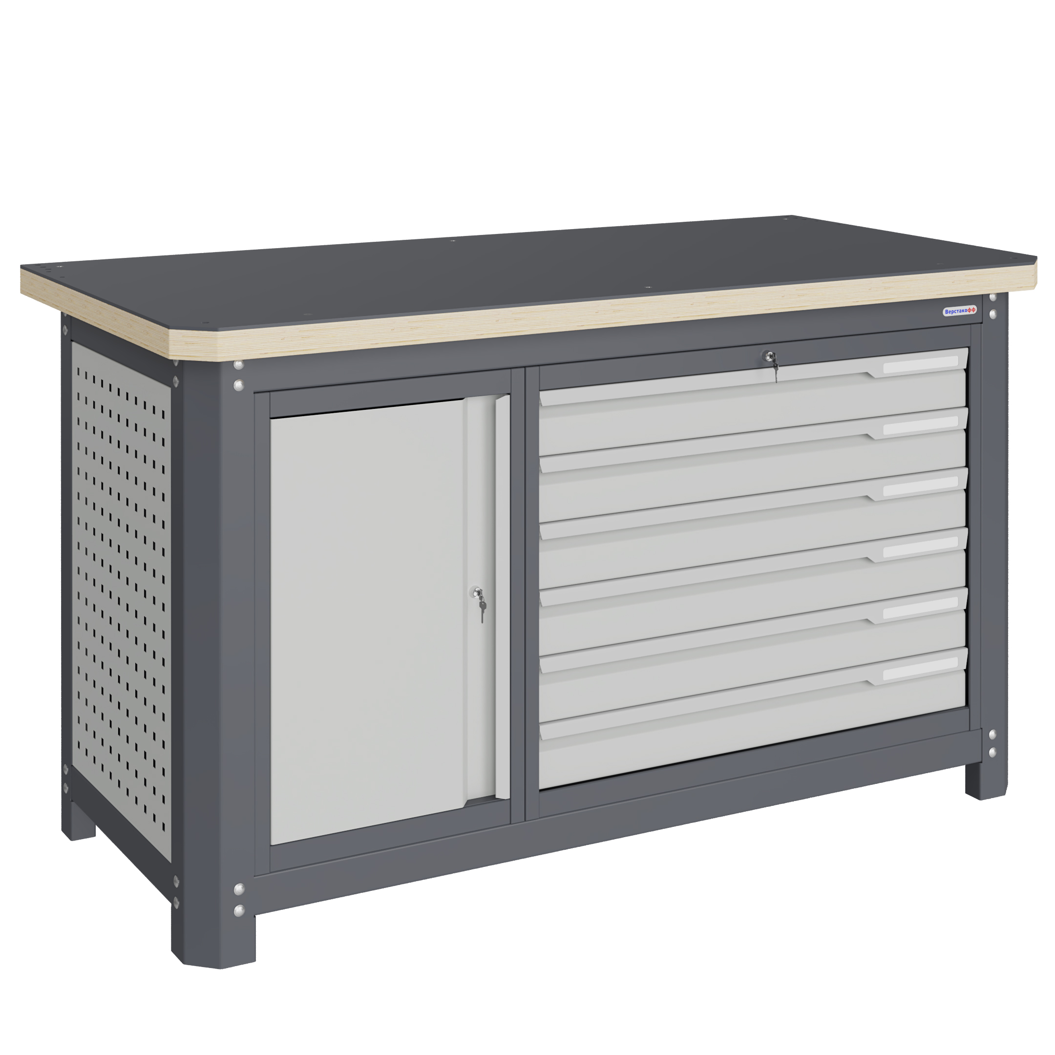 Верстак слесарный MCN 1552.S7L6 Верстакофф 111133