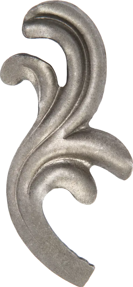 83743691 Элемент кованый Лист R 120x50 мм STLM-0044345