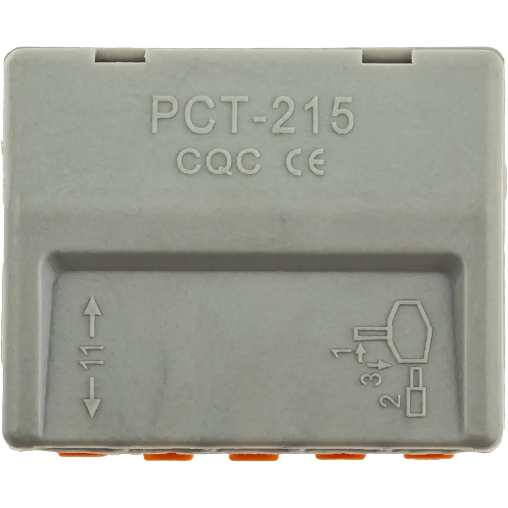 84746779 Клеммы соединительные монтажные с рычажком Duwi СМК 222-415 5-проводные 4мм² серые 20шт 26747 8 STLM-1106498  - Вид №7