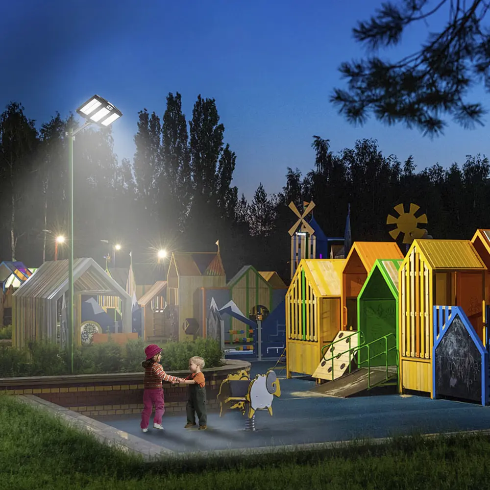 Светильник светодиодный уличный Duwi Solar LED PRO на солнечных батареях с ДУ 40Вт 6500К 750Лм IP65 датчик движения черный STLM-2084474 - Вид №5