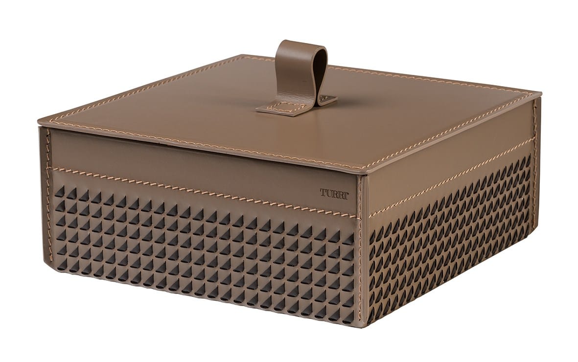 Шкатулка для драгоценностей / пустотелая шкатулка из кожи Turri ARCH-00079028 - Вид №7