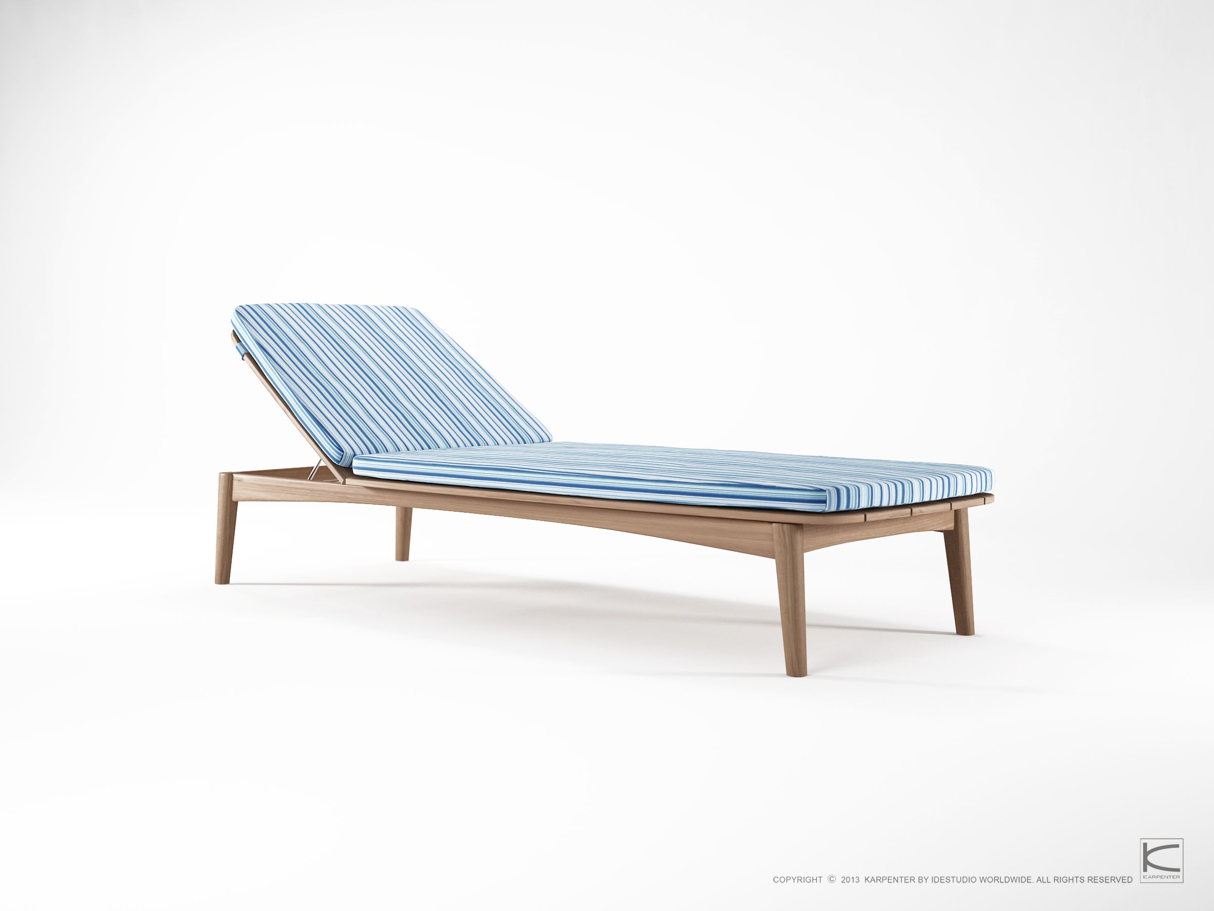 Складная садовая кровать из тикового дерева KARPENTER Grasshopper Outdoor ARCH-00014272 - Вид №16