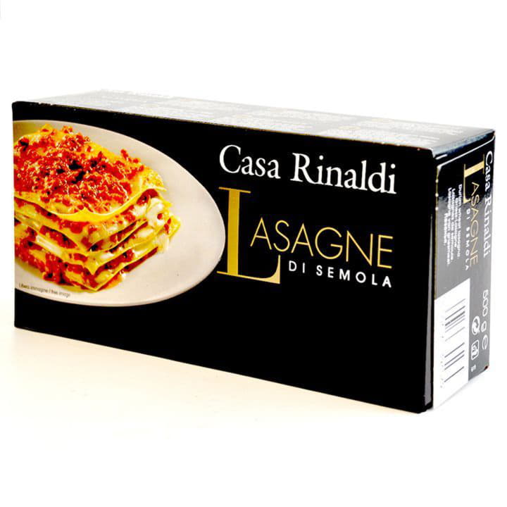 Паста Лазанья из муки твердых сортов пшеницы ручной работы Casa Rinaldi 500 г Santreyd 10131