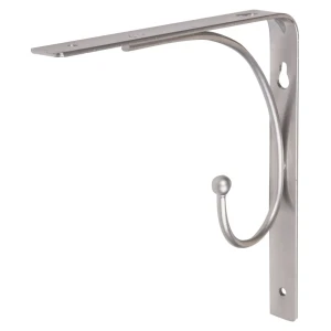 Кронштейн Сван 20х20 см нагрузка до 20 кг цвет шампань