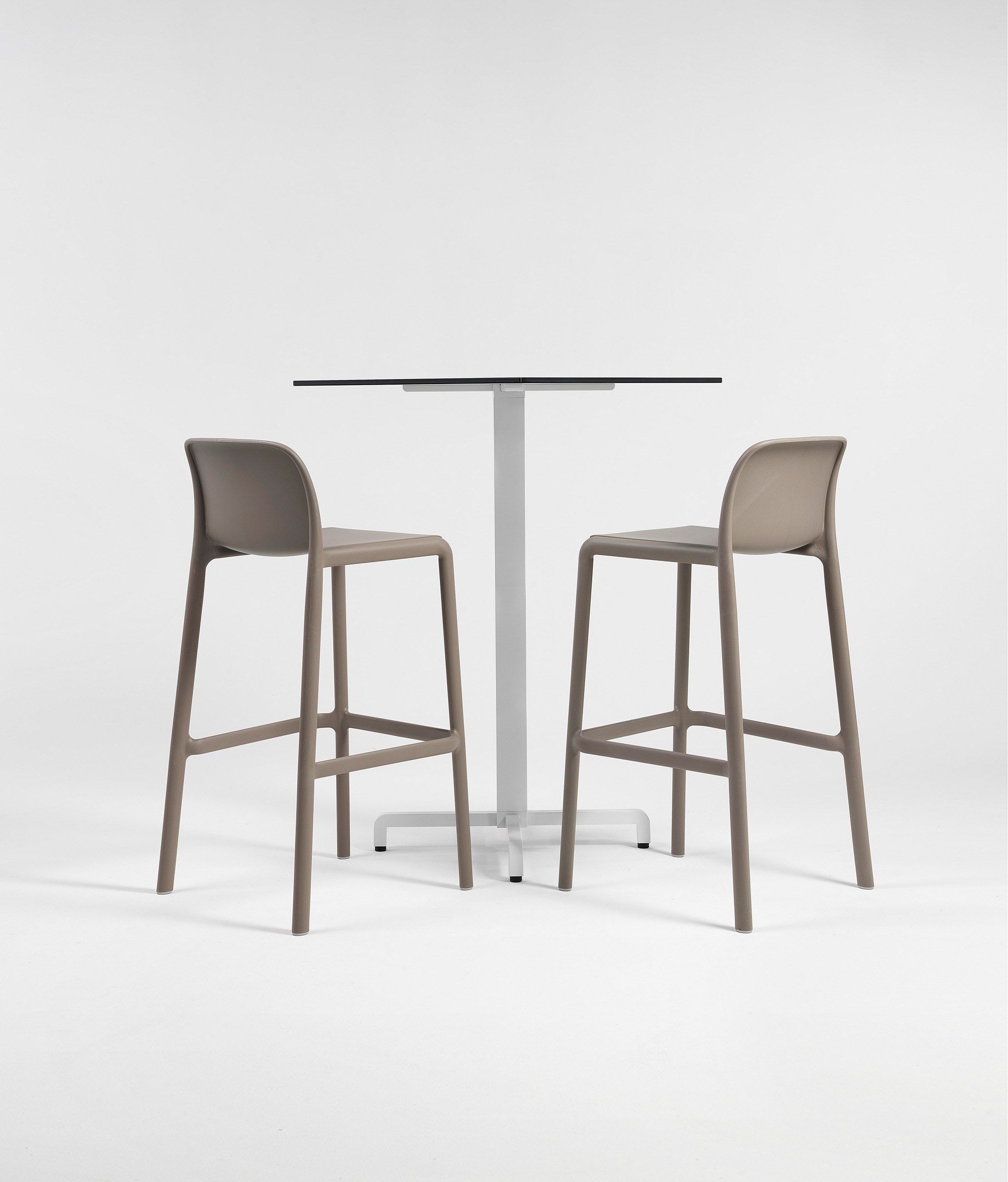 Высокий стекируемый барный стул из стекловолокна Nardi Bora-Riva-Costa ARCH-00054484 - Вид №3