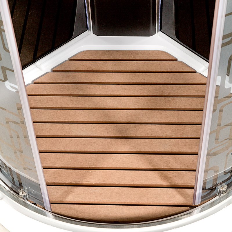 V1245 Душевая кабина DETO Серия V BМ1590 с гидромассажем BLACK - Вид №22