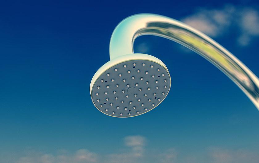 Inoxstyle Открытый душ из нержавеющей стали с ручным душем Sole 01028 mmt - Вид №2