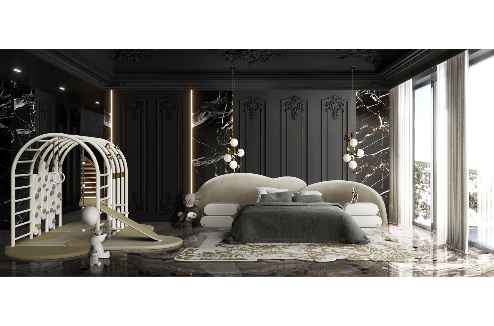 CIST457 Прикроватные тумбочки детские Маленькое Облако Circu  - Вид №7