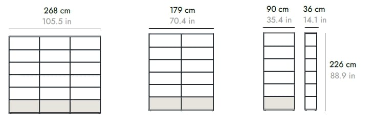 Деревянный отдельно стоящий книжный шкаф Punt Literatura ARCH-00102495 - Вид №5