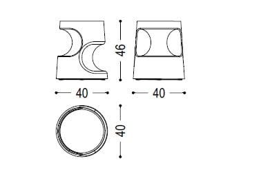 Низкий стул из цельного кедра Riva 1920 SLALOM ARCH-00125969 - Вид №2