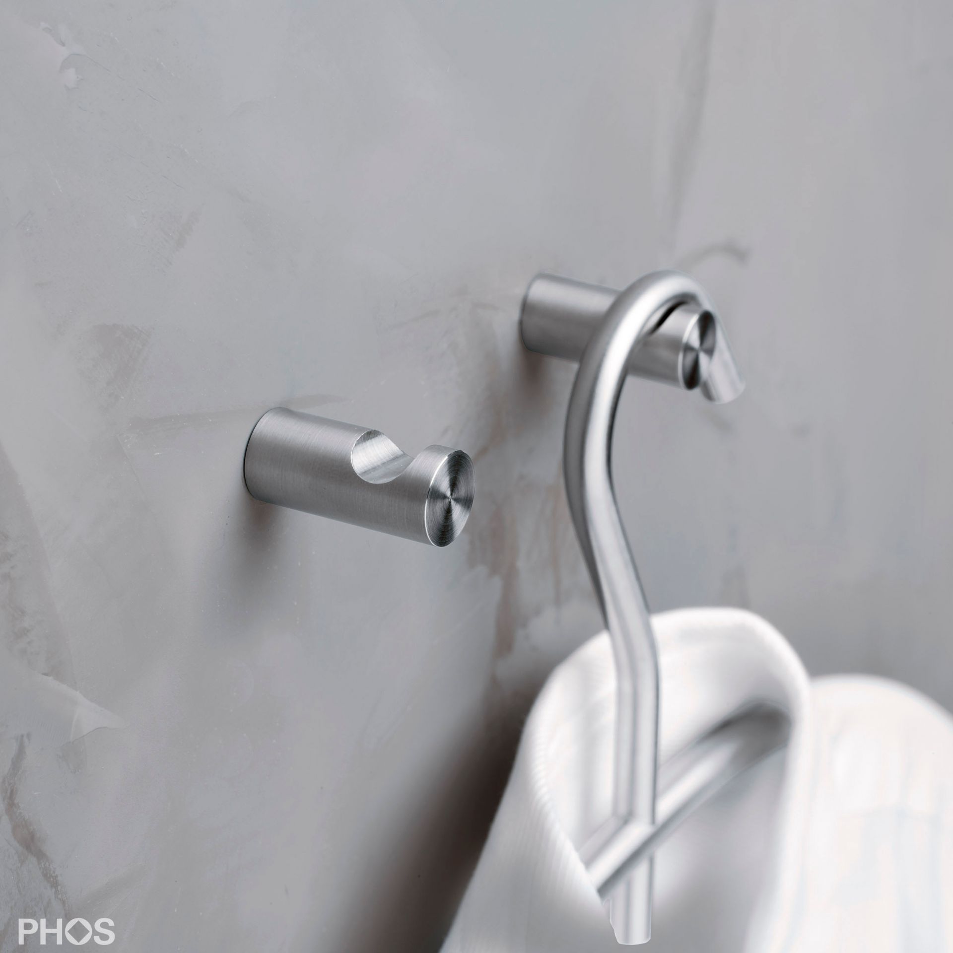 HV14-30 Настенный крючок вогнутый, ø14 мм, длина 3 см PHOS  - Вид №1