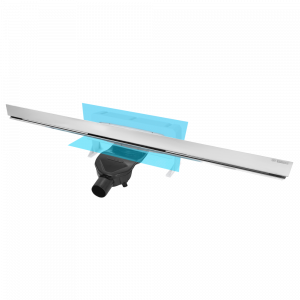 090157 Желоб водосток WALL 1000 пристенный  Berges WALL