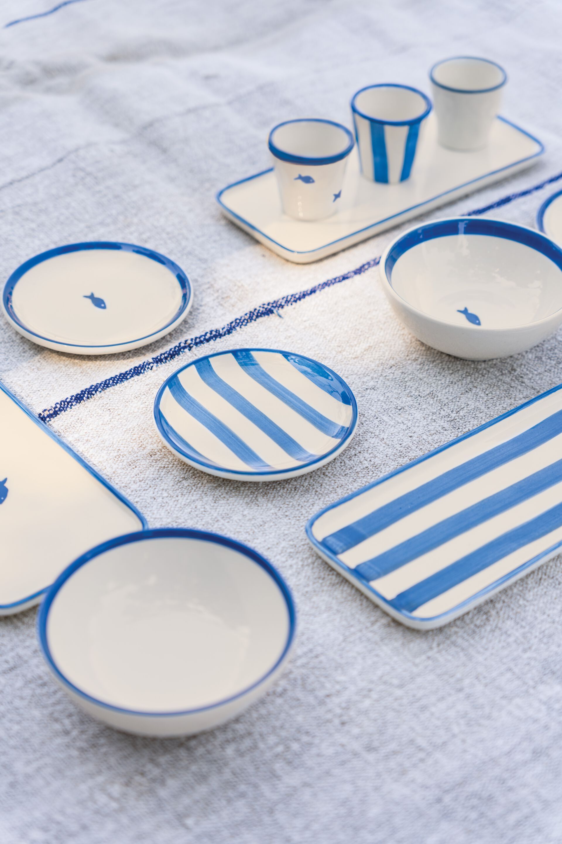 Керамическая круглая тарелка Zafferano Lido ARCH-00023110 - Вид №1