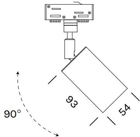 Olev Светодиодные трековые светильники из металла Cylinder sun-id-1475975 - Вид №2