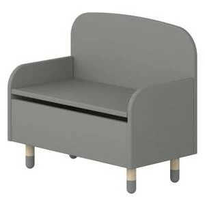 Скамейка с ящиком для игрушек Flexa Play, серая