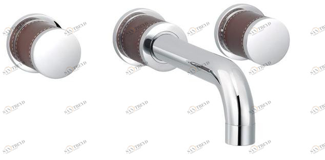 rvb Смеситель для умывальника настенный на 3 отверстия Flamant docks 4080.--.50