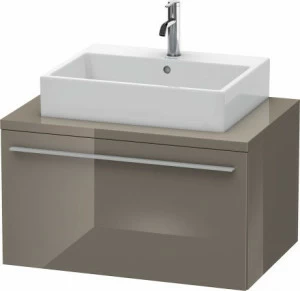 XL541208989 X-Large Тумбочка для консоли Фланелево-серый глянцевый лак