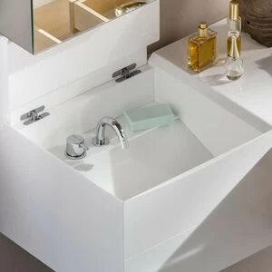 45613 Подвесная раковина настенная овальная Rapsel  белая