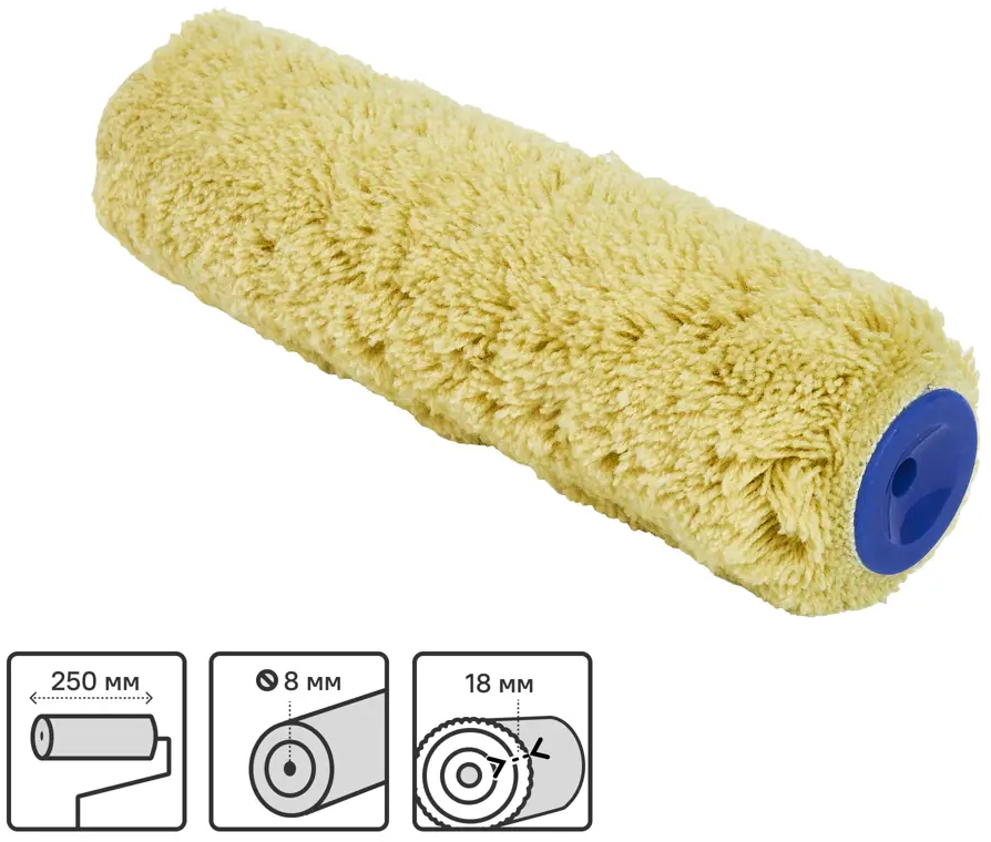 Малярный валик Toolberg для идеального покрытия 250 мм 87712165