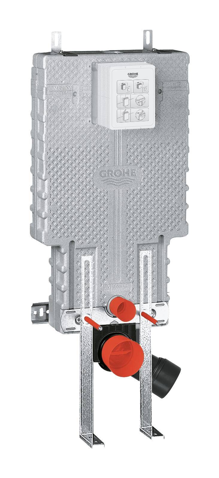 Инсталляционный комплект для унитаза GROHE Uniset для обмуровки, с напольным креплением (38642001)