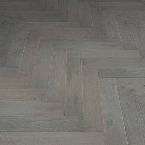 Паркет Ёлка Solidfloor Earth & Fire Кост, Рисунок Ёлка Гевея Натур с брашью (Текстурированная) 600х120 мм 1158133 - Вид №1