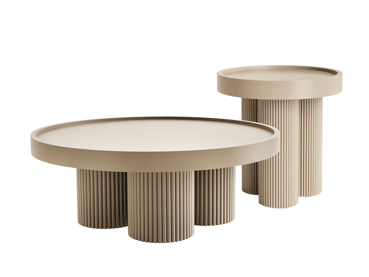 Круглый деревянный журнальный столик ANA ROQUE INTERIORS ARCH-00150968