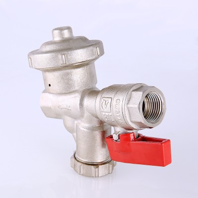 VT.300.N.04 Кран шаровой со встроенным фильтром и редуктором давления (КФРД) универсальный Valtec 1/2"  - Вид №13