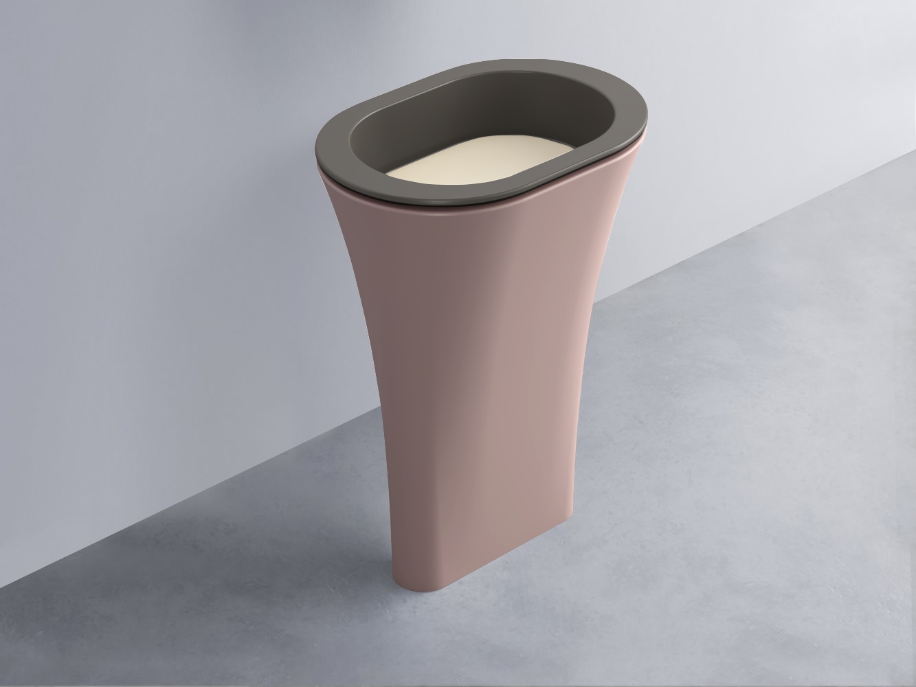 AMLA65-FN+AMPILO-LN+AMCOLO-CP Раковина Amedeo Ovale отдельностоящая cielo Enjoy + Amedeo Ceramica Cielo