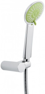 137CR Ручной душ 137: лейка, шланг, крепеж, цвет хром