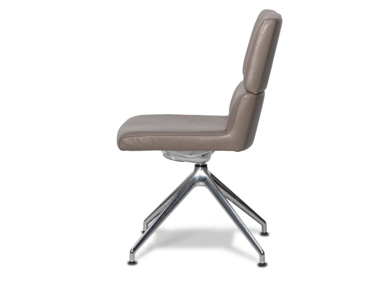 Кожаное вращающееся офисное кресло с регулируемой высотой на насесте de Sede DS-414 ARCH-00138173 - Вид №4