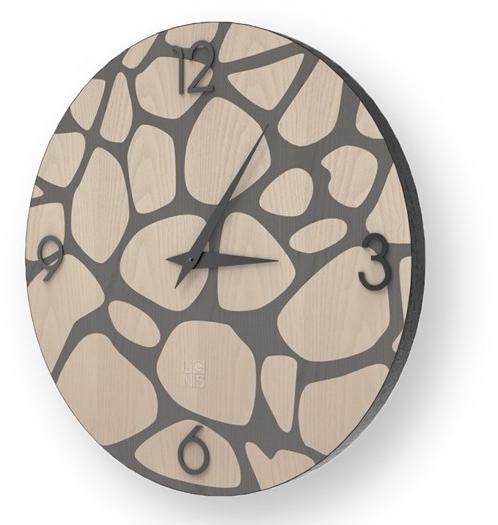 LIGNIS® Настенные часы из инкрустированного дерева Dolcevita nature 10.064 / 10.142 - Вид №1