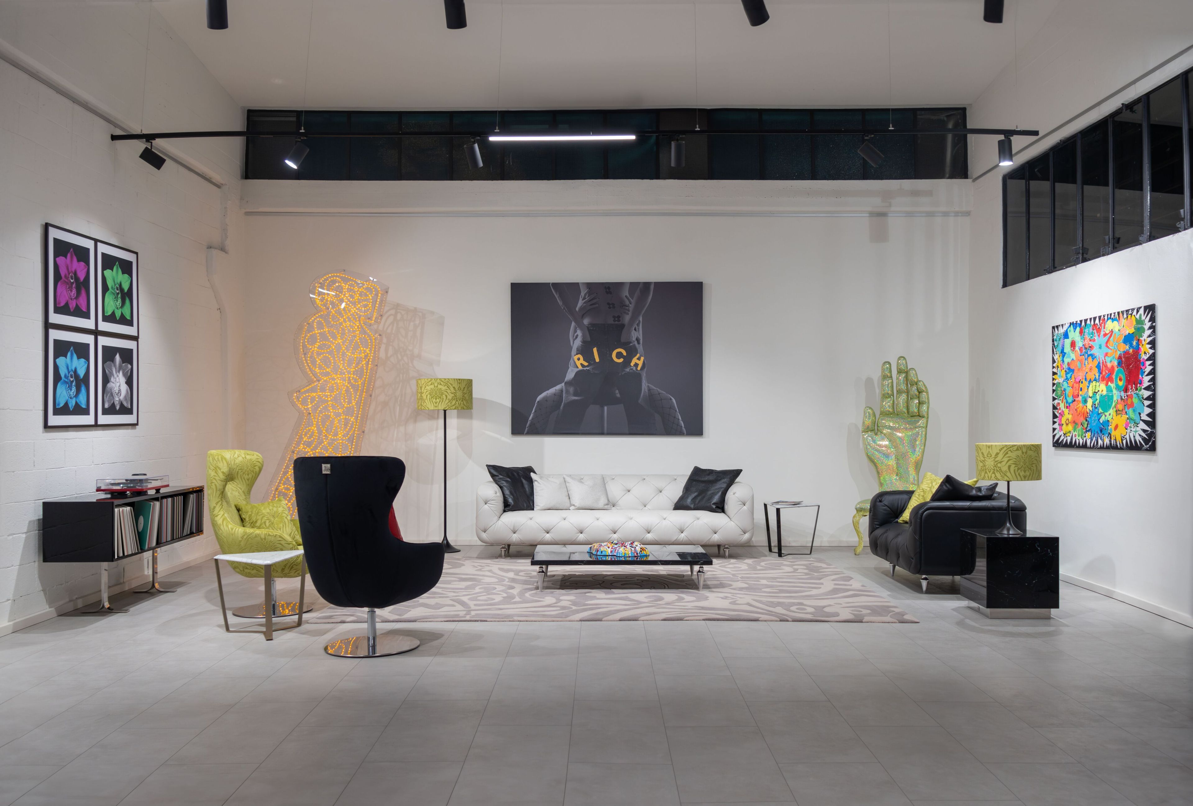 Напольная лампа из металла и ткани Formitalia Джон Ричмонд ARCH-00136616 - Вид №2