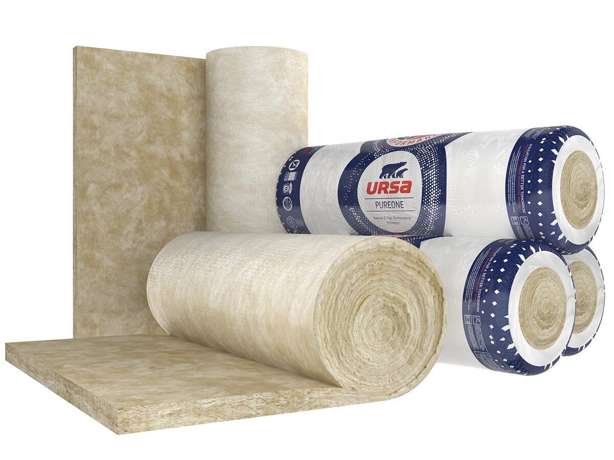 Водоотталкивающая рулонная панель из минеральной ваты для термоакустической изоляции Ursa URSA PUREONE ARCH-00138887 - Вид №1