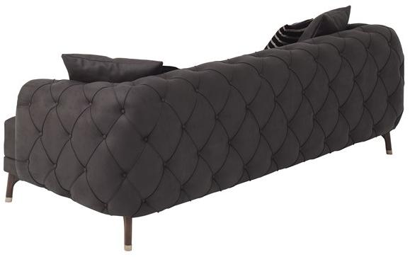 Enza Home Тафтинговый 3-местный диван из ткани Navona sun-id-1516562 - Вид №5