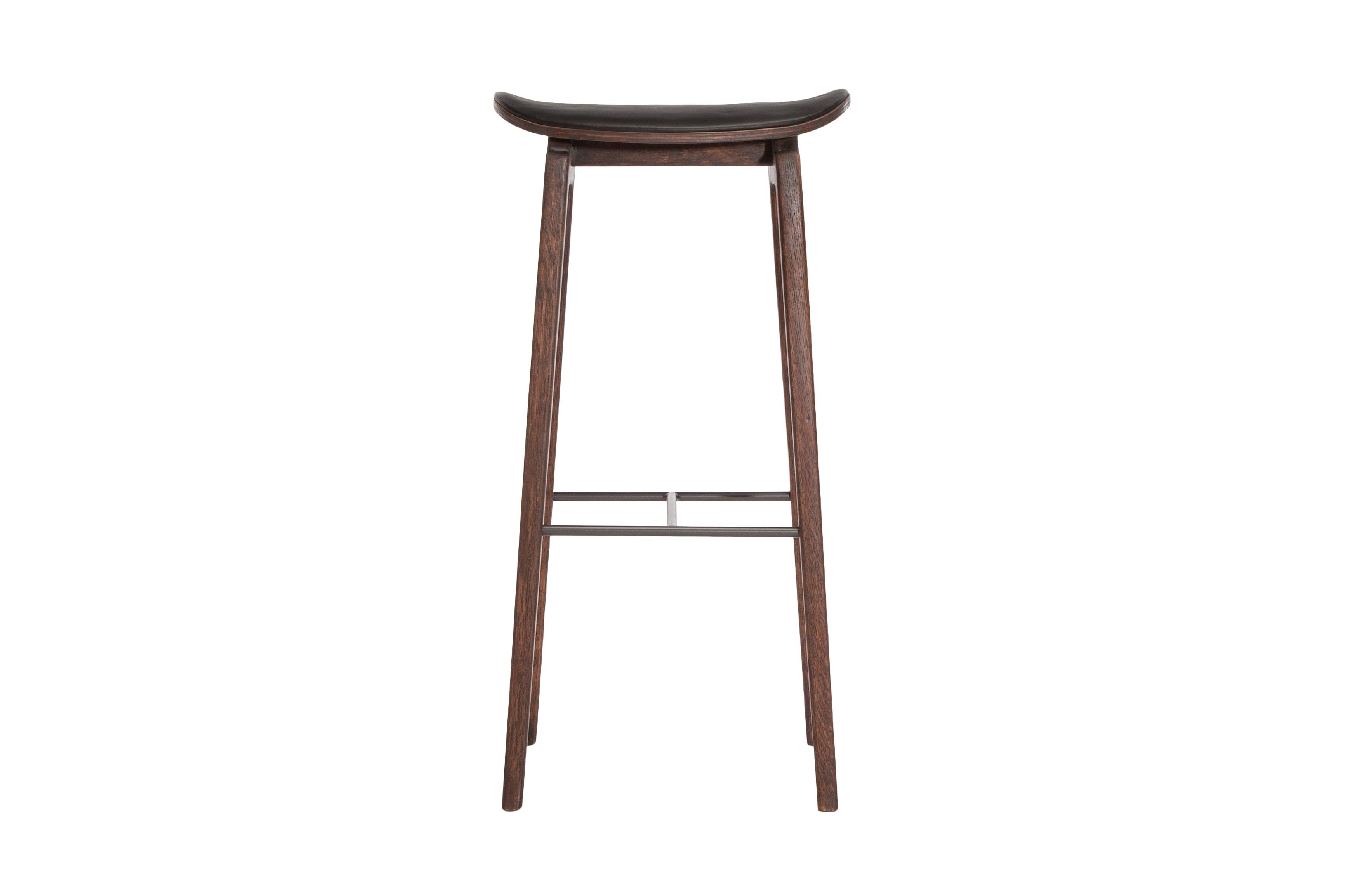 Высокий дубовый стул с мягким сиденьем NORR11 NY11 ARCH-00051750 - Вид №17