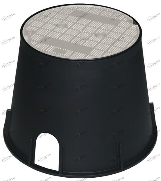 First Corporation Садовый колодец с серым пешеходным навесом First plast Pzcrp25g