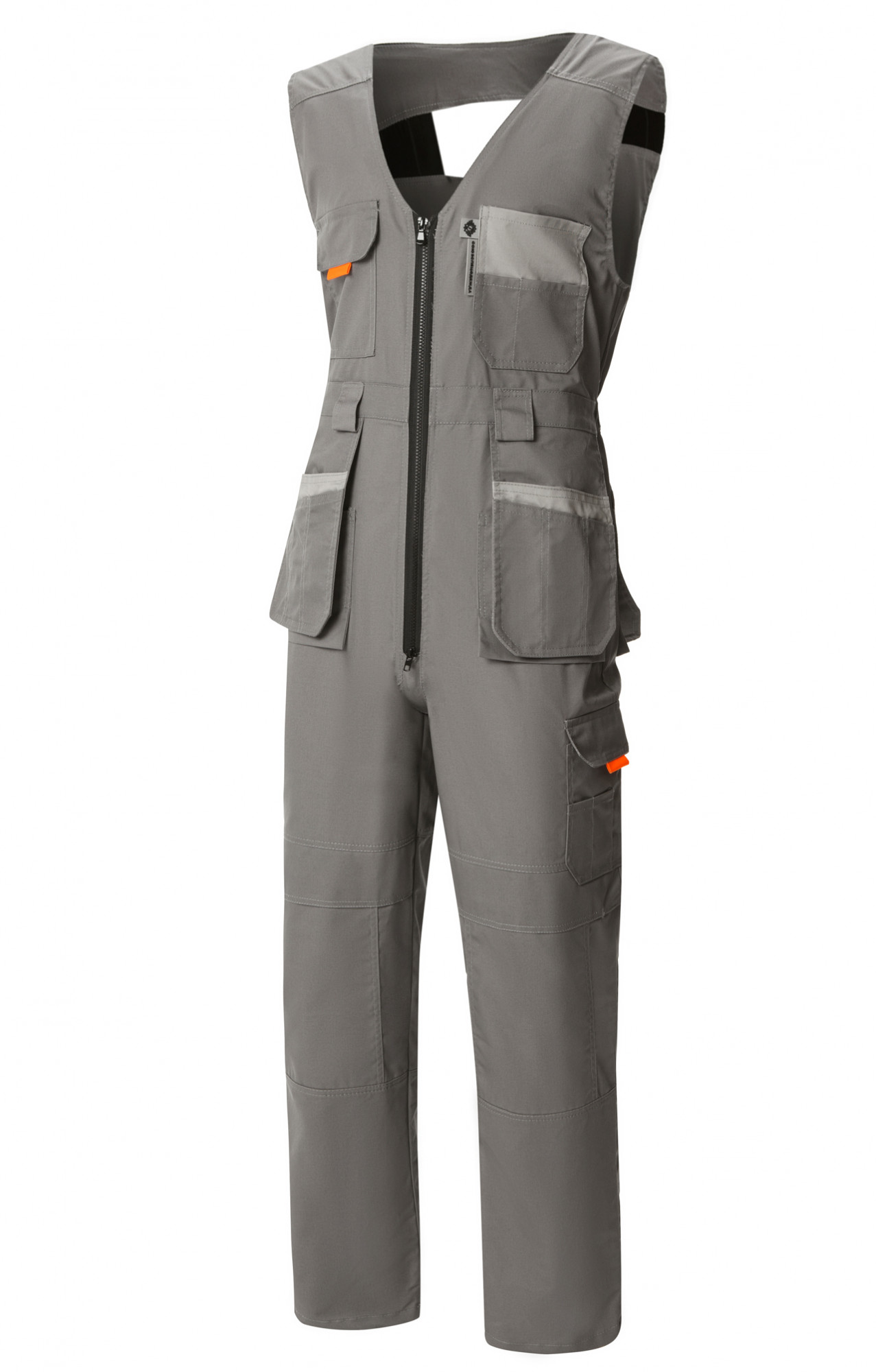 65644 Полукомбинезон "Профессионал" темно-серый  Летняя спецодежда  размер 44-46/170-176 