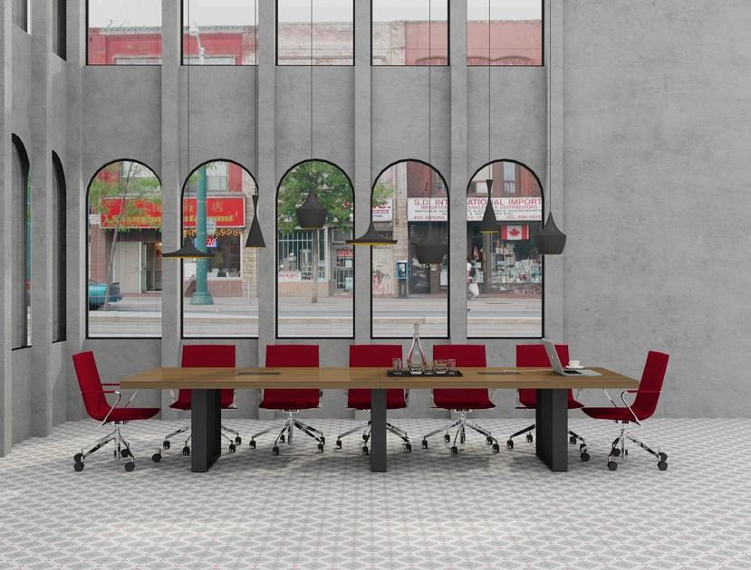 Tuna Ofis Прямоугольный стол для переговоров из фанерованной древесины Corinth sun-id-1490993 - Вид №1