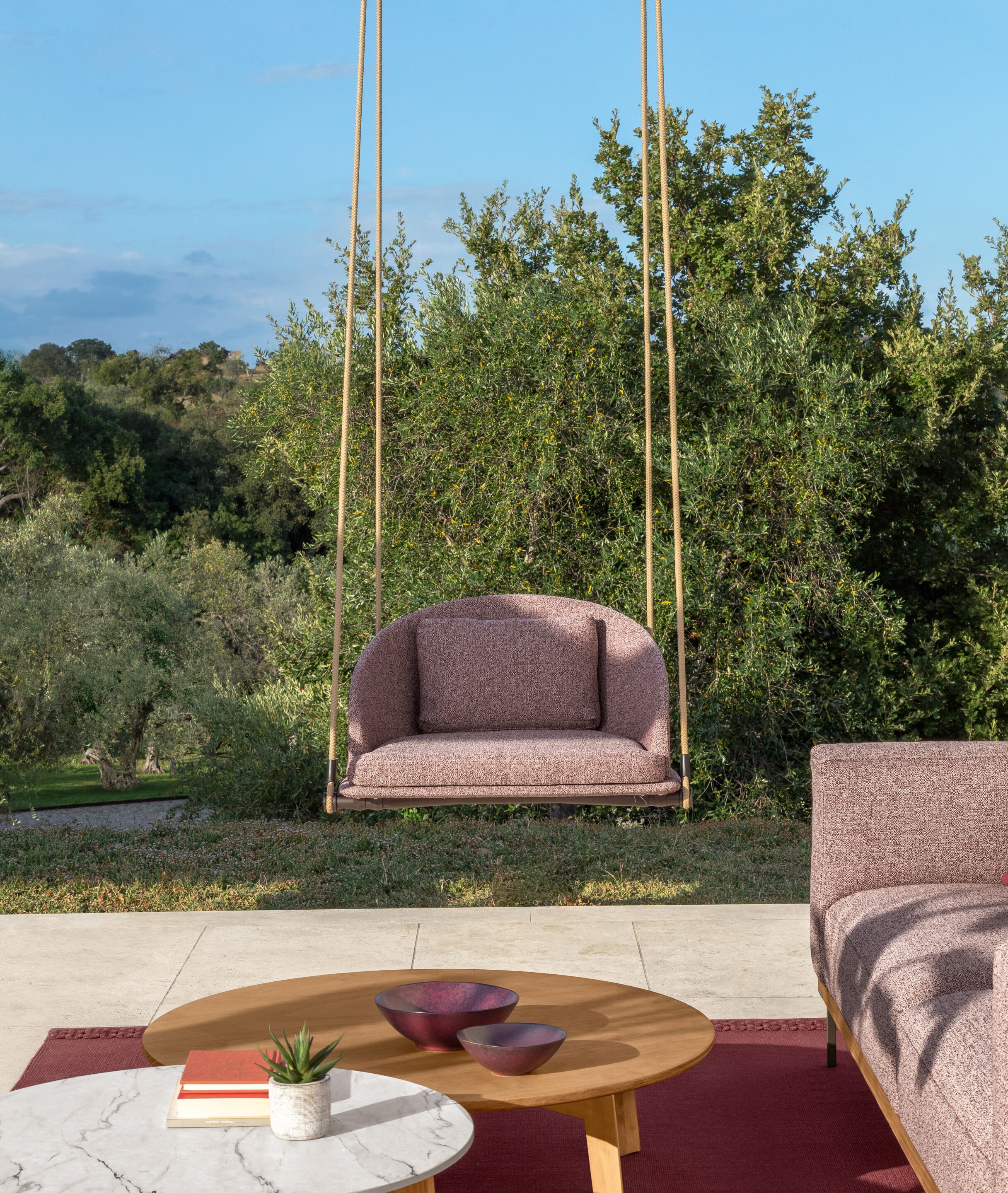 Подвесное сиденье из ткани Talenti CleoSoft-wood ARCH-00019822 - Вид №1