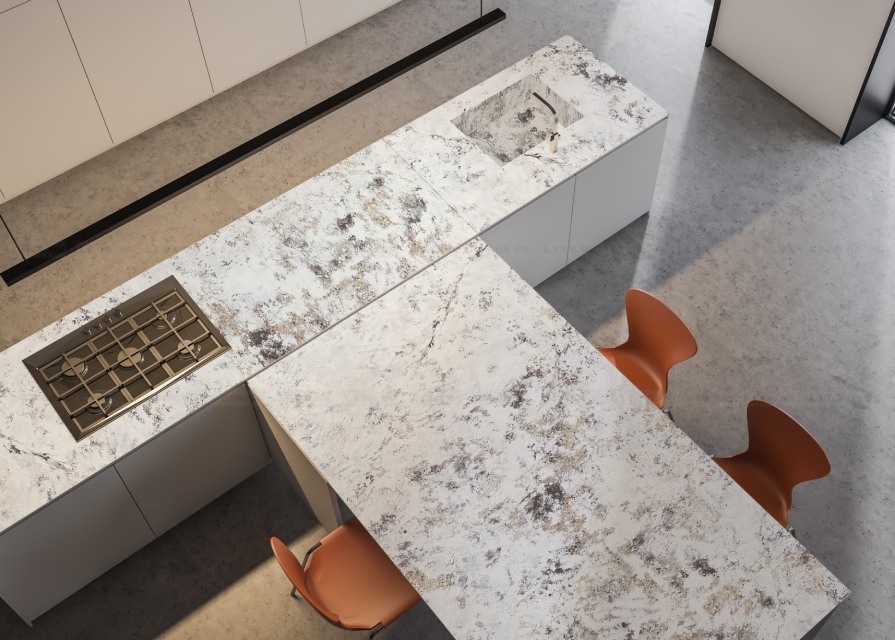 Столешницы для кухни - Натуцци марбело / 20 мм LIGRON LIST219 1885 - Вид №17