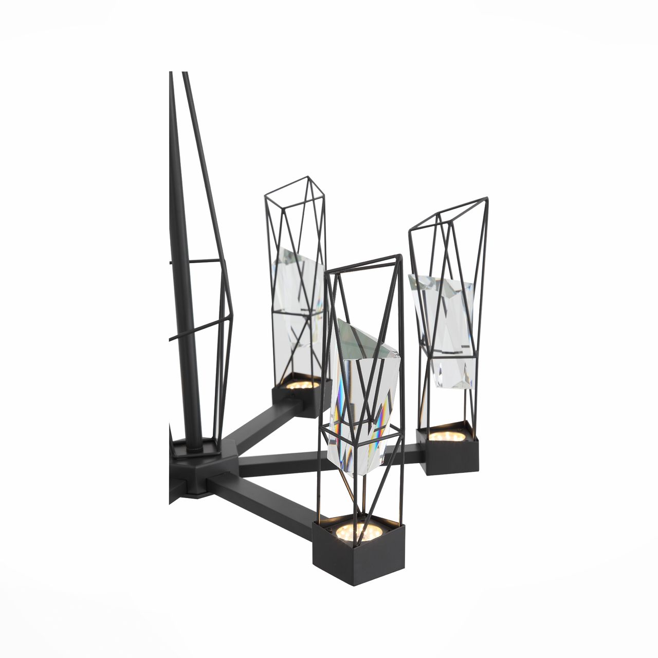 Подвесная светодиодная люстра ST Luce Progetto SL815.303.06 ST LUCE ДИЗАЙНЕРСКИЕ, PROGETTO 108715 Бронза  - Вид №1