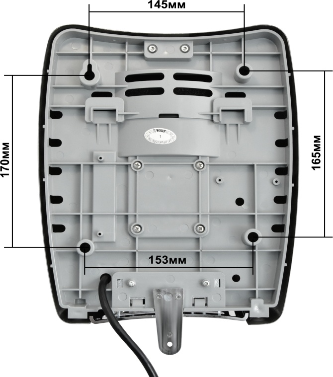 1401.342 Сушилка для рук антивандальная высокоскоростная 8856 PUFF  - Вид №9