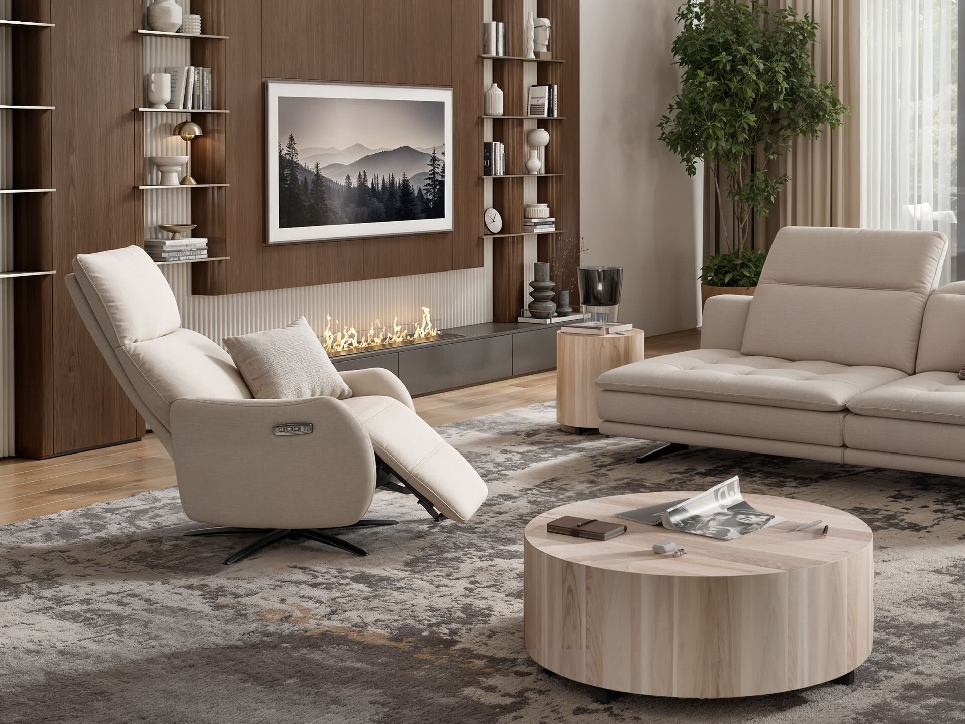 Вращающееся кресло с электроприводом Sofanella Турин ARCH-00056266 - Вид №5