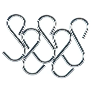 Комплект крючков несъемных Delinia 60х30х20 мм цвет хром