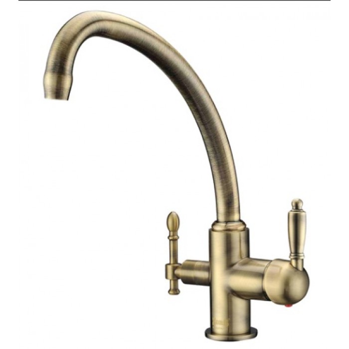 Zorg ZR 316 YF-33 Br Смеситель для кухни Zorg 315х210 мм  - Вид №1