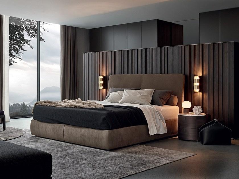 Poliform Кровать двуспальная с обивкой sun-id-1446076 - Вид №1