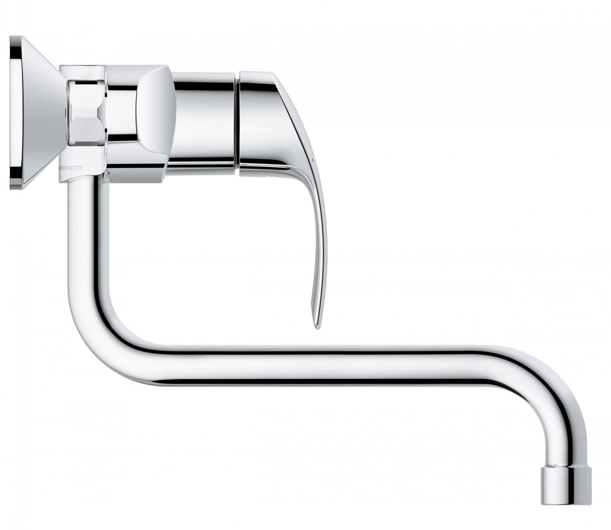 Смеситель для кухни GROHE Eurosmart new настенный, вынос 200 мм, хром (32224002)
