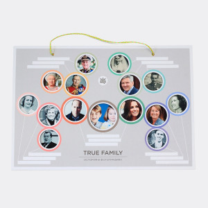 O450 Коллаж-семейное древо true family BadLab